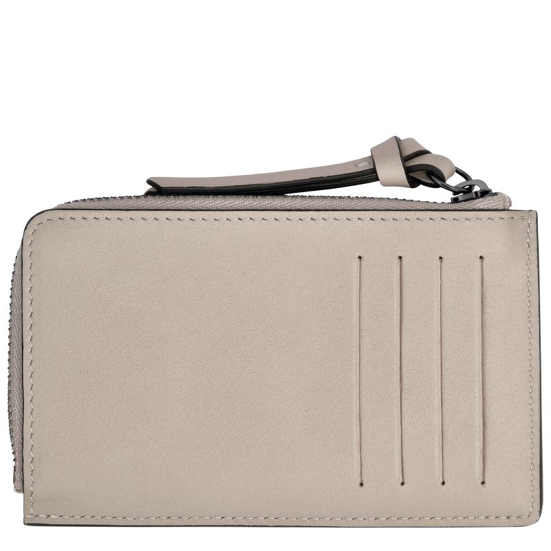 Brown Longchamp 3D Men Card Holder | Ksa-984UIKJCF