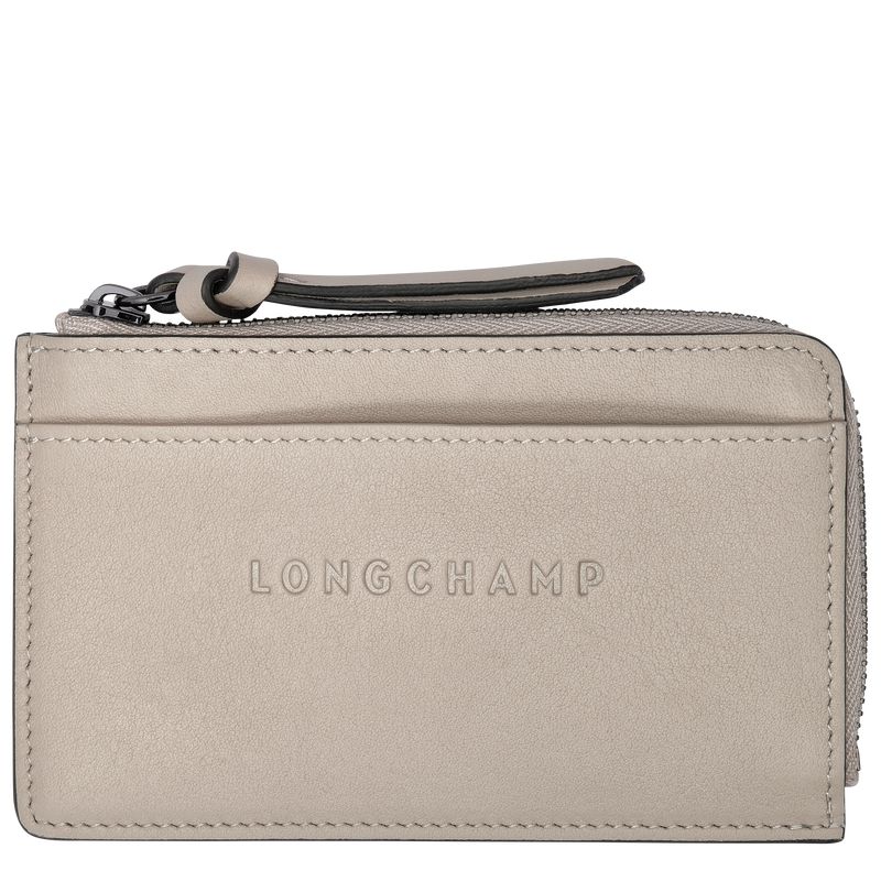 Brown Longchamp 3D Men Card Holder | Ksa-984UIKJCF