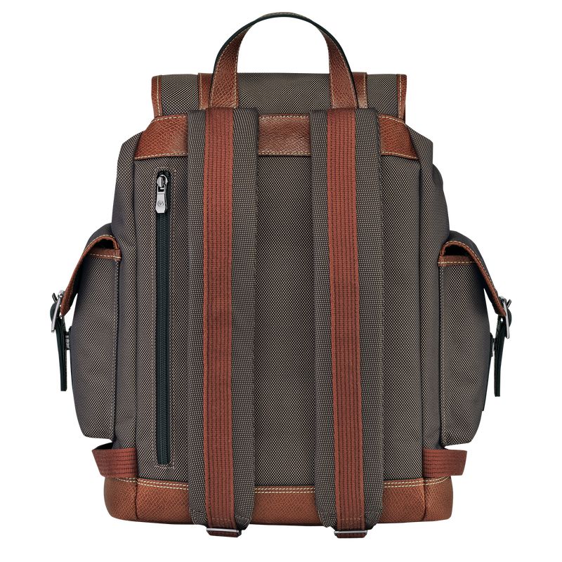 Brown Longchamp Boxford Men Backpack | Ksa-187YDARCV