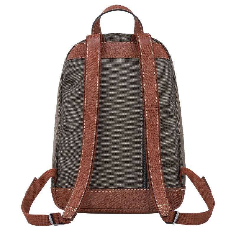 Brown Longchamp Boxford Men Backpack | Ksa-267JKBTPF