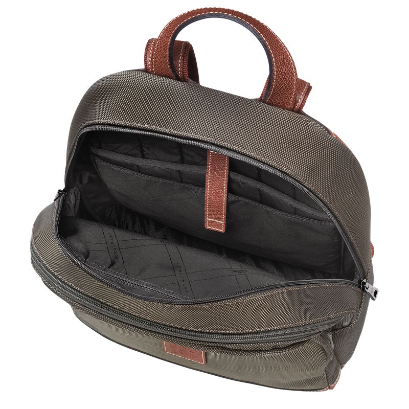 Brown Longchamp Boxford Men Backpack | Ksa-267JKBTPF