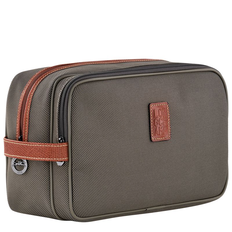 Brown Longchamp Boxford Men Toiletry Bags | Ksa-754KEPJXG