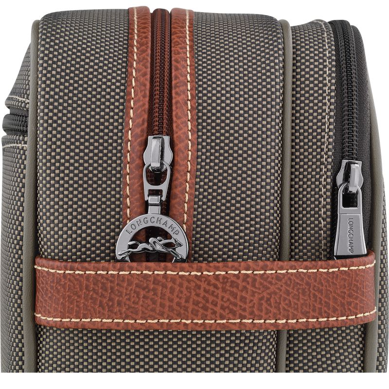 Brown Longchamp Boxford Men Toiletry Bags | Ksa-754KEPJXG