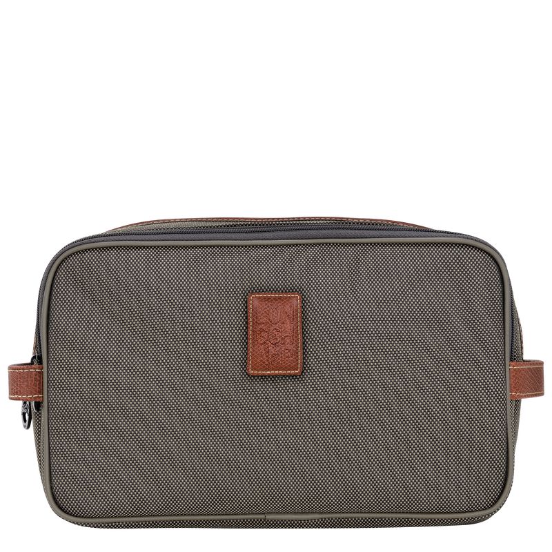 Brown Longchamp Boxford Men Toiletry Bags | Ksa-754KEPJXG