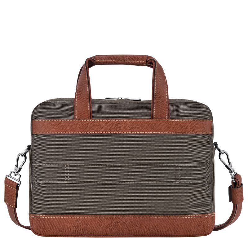 Brown Longchamp Boxford S Men Briefcase | Ksa-942JYPLWF