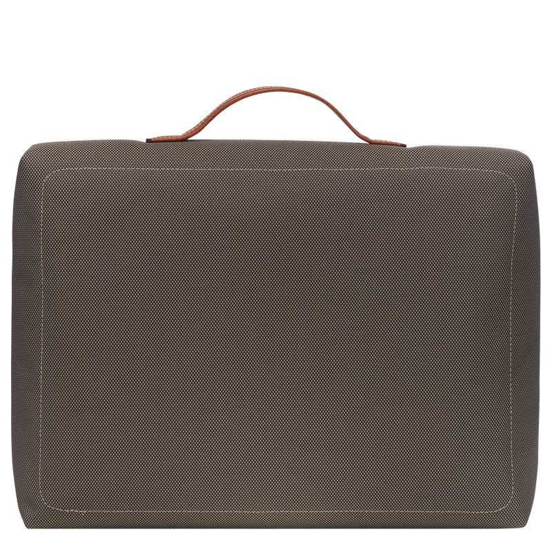 Brown Longchamp Boxford S Men Briefcase | Ksa-782ZSLDHY
