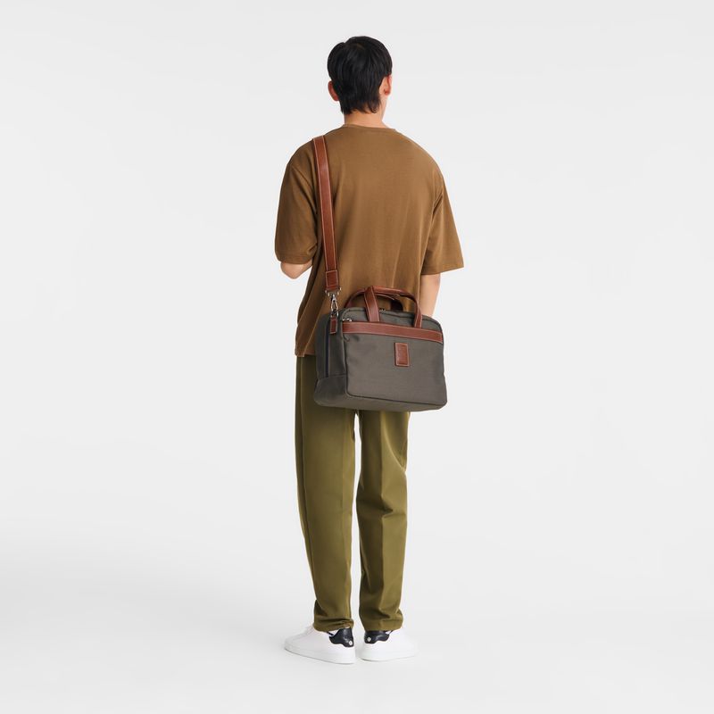 Brown Longchamp Boxford S Men Travel Bag | Ksa-175EDVMTK