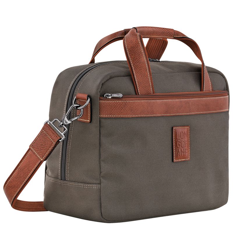 Brown Longchamp Boxford S Men Travel Bag | Ksa-175EDVMTK