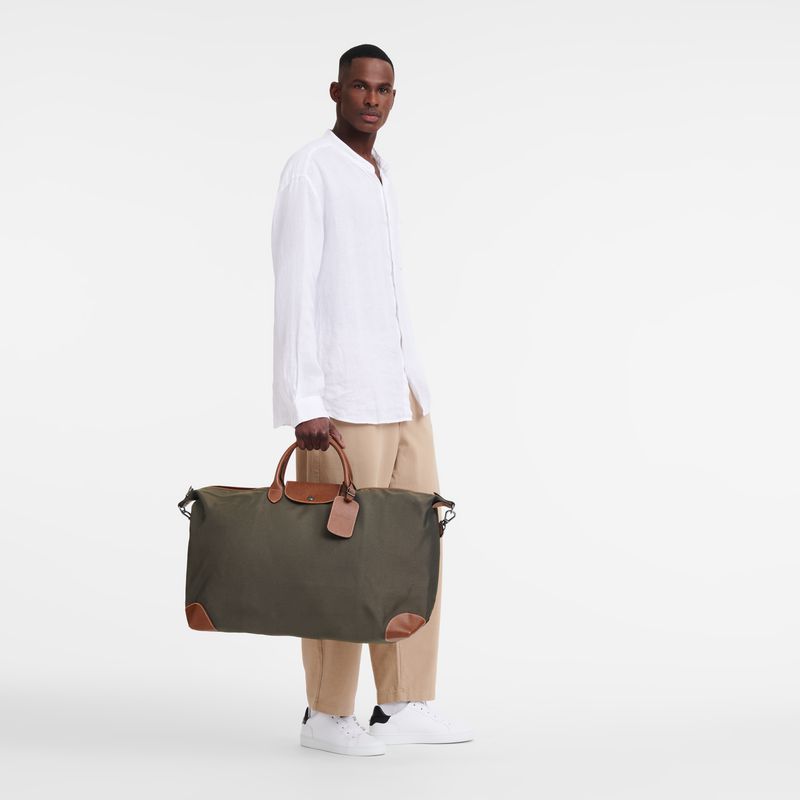 Brown Longchamp Boxford Xl Men Travel Bag | Ksa-659CKHYXQ
