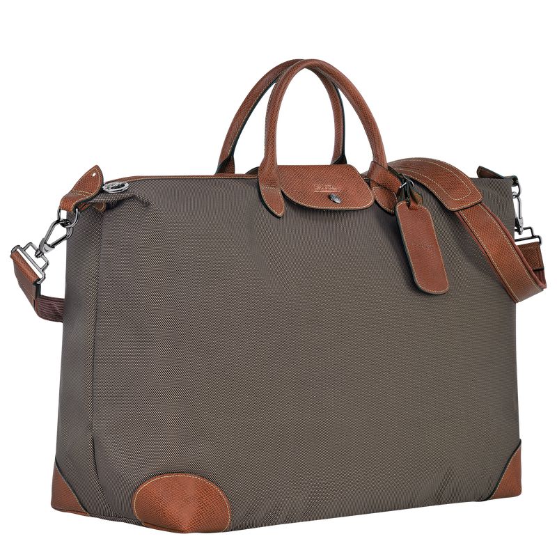 Brown Longchamp Boxford Xl Men Travel Bag | Ksa-659CKHYXQ