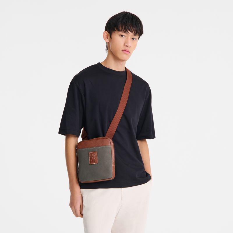 Brown Longchamp Boxford Xs Men Crossbody Bag | Ksa-867VWJBDK