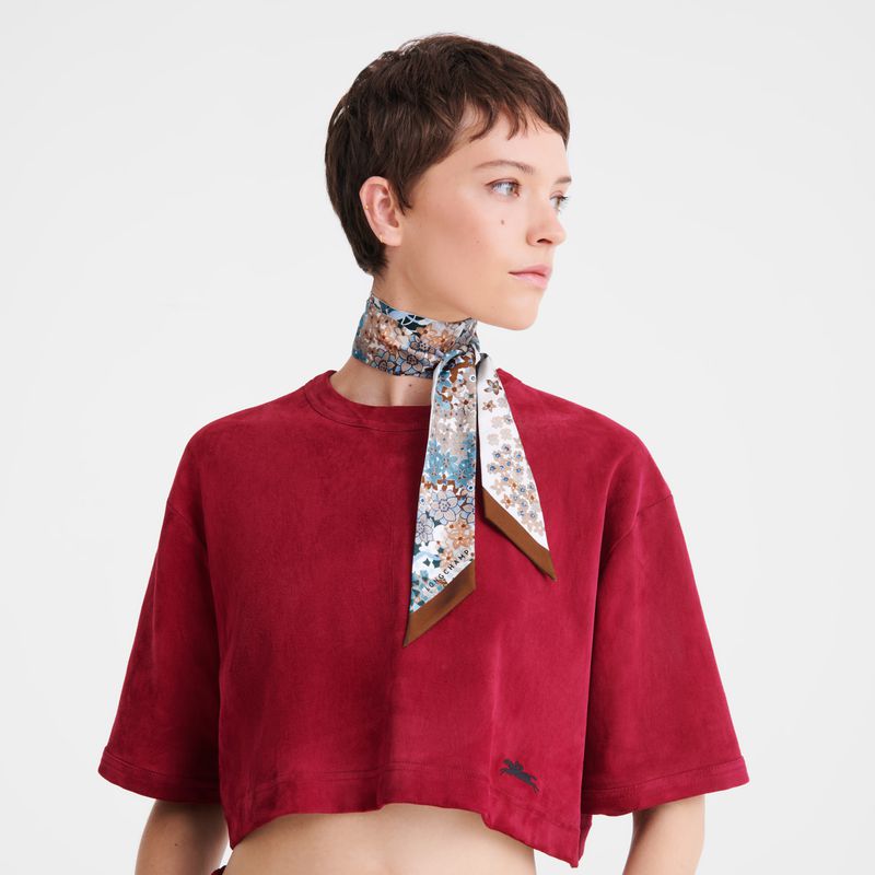 Brown Longchamp Collier De Fleurs Women Headband | Ksa-528VTODIL