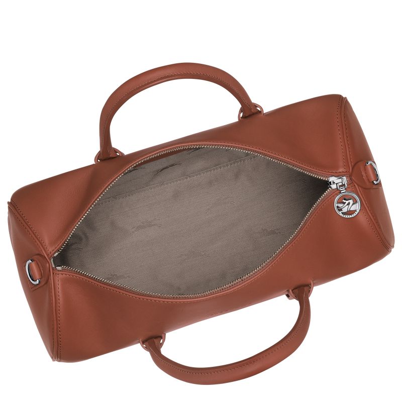 Brown Longchamp Daylong L Women Handbag | Ksa-532YGWQFB