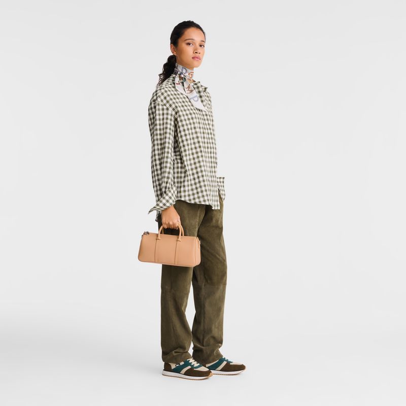 Brown Longchamp Daylong M Women Handbag | Ksa-980VRYSDX