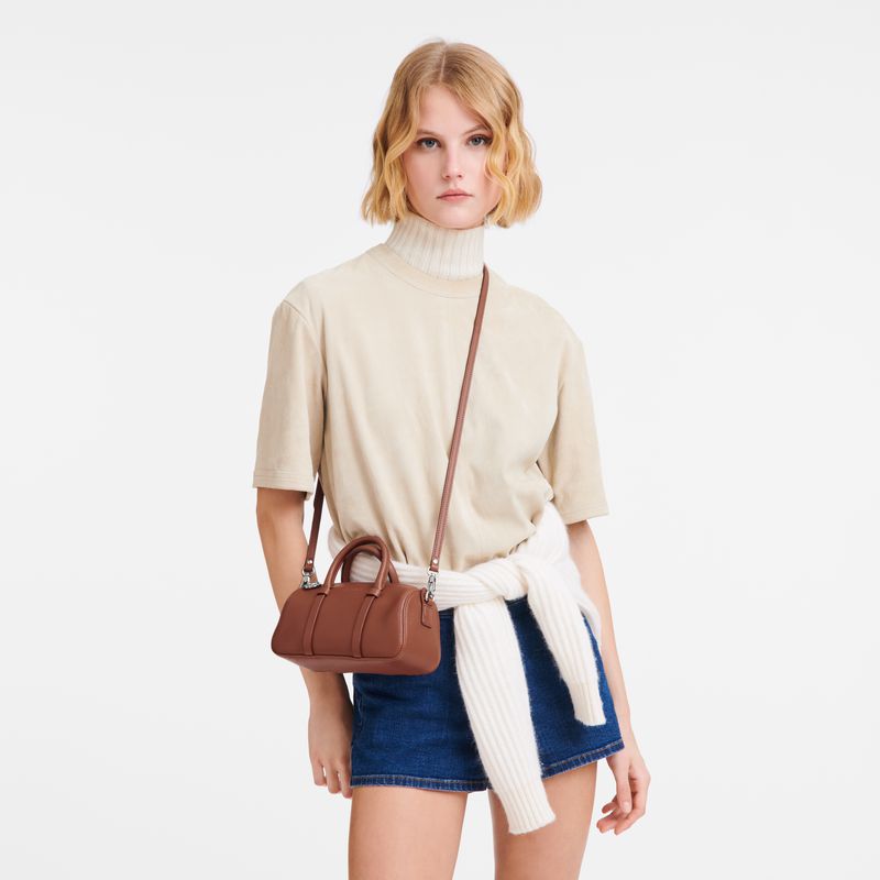 Brown Longchamp Daylong S Women Handbag | Ksa-931PWOCYL