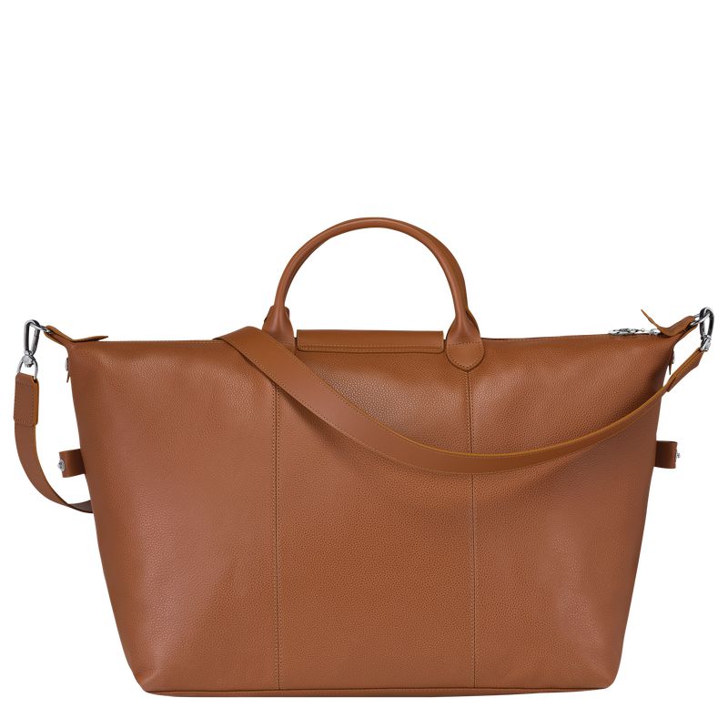 Brown Longchamp Le Foulonné L Women Travel Bag | Ksa-381XQPVEA