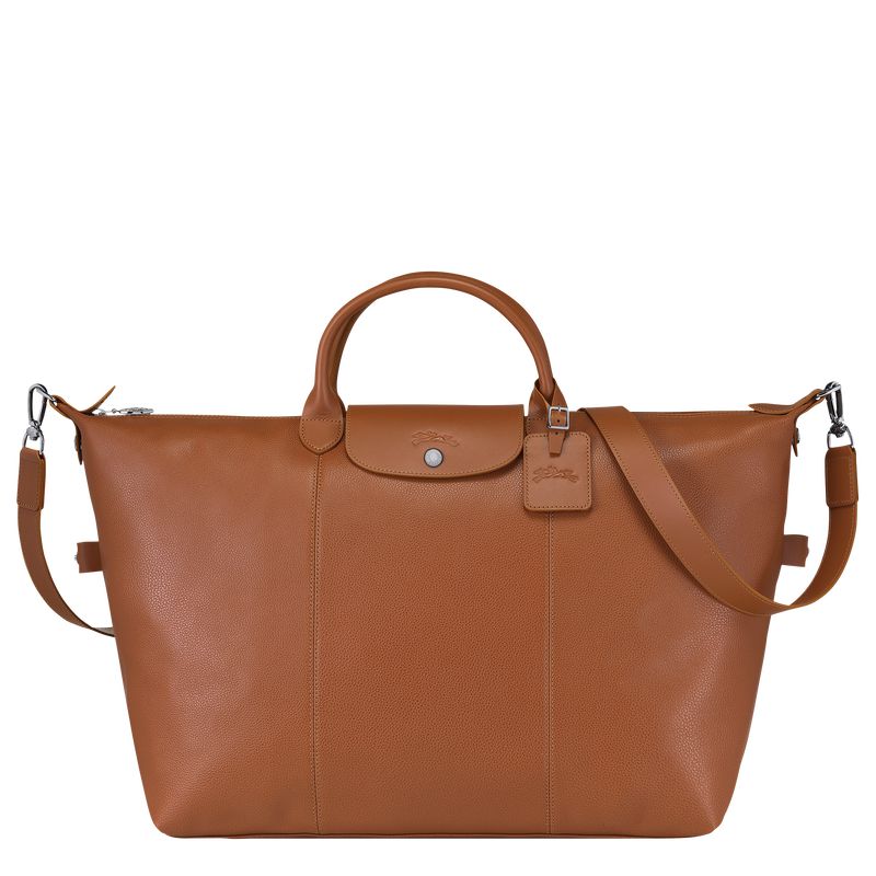 Brown Longchamp Le Foulonné L Women Travel Bag | Ksa-381XQPVEA