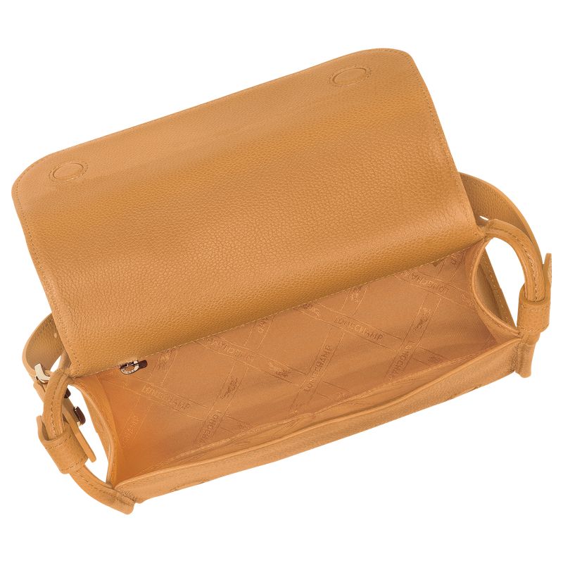 Brown Longchamp Le Foulonné M Women Crossbody Bag | Ksa-437XTFBMV