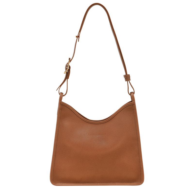 Brown Longchamp Le Foulonné M Women Hobo Bag | Ksa-763BMCNHX
