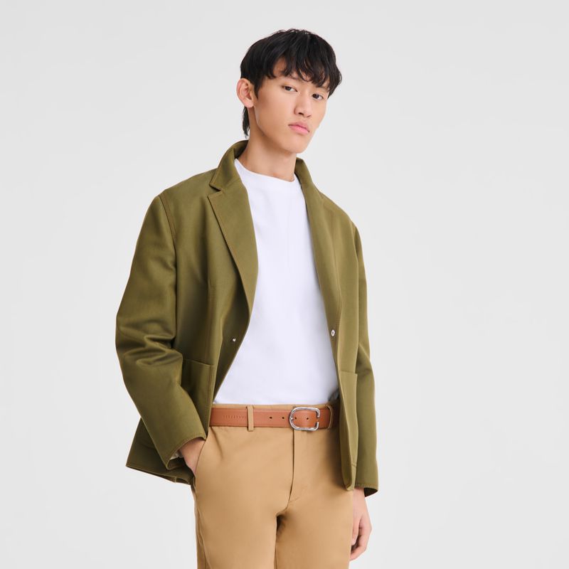 Brown Longchamp Le Foulonné Men Belt | Ksa-294NSAYHP