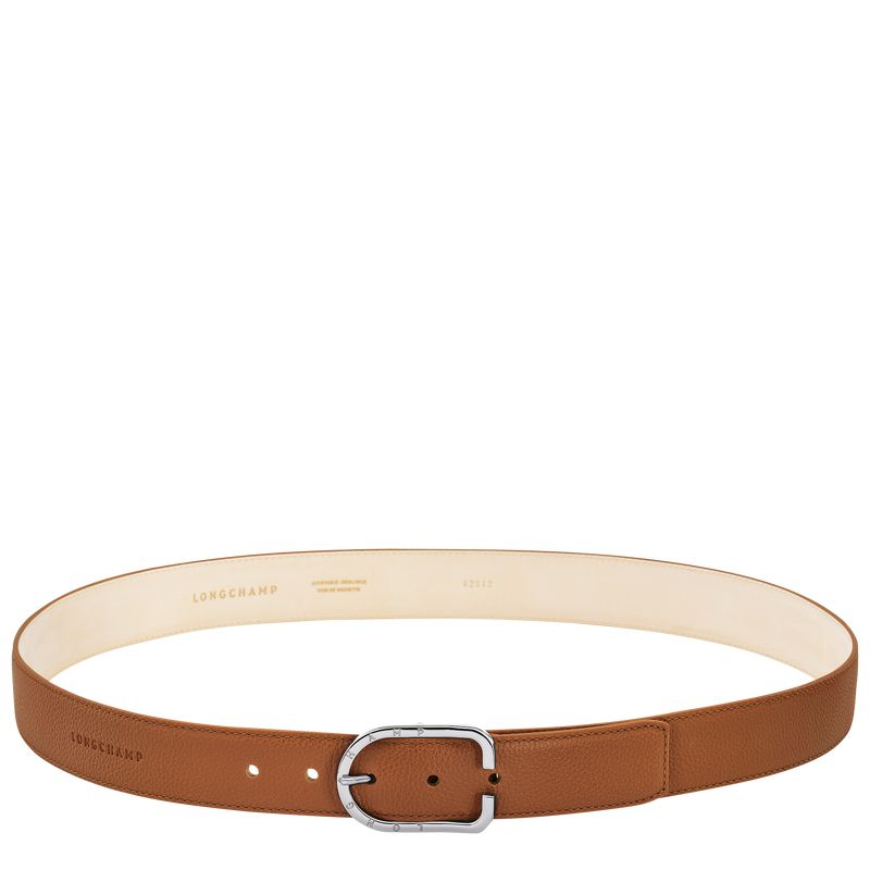 Brown Longchamp Le Foulonné Men Belt | Ksa-294NSAYHP