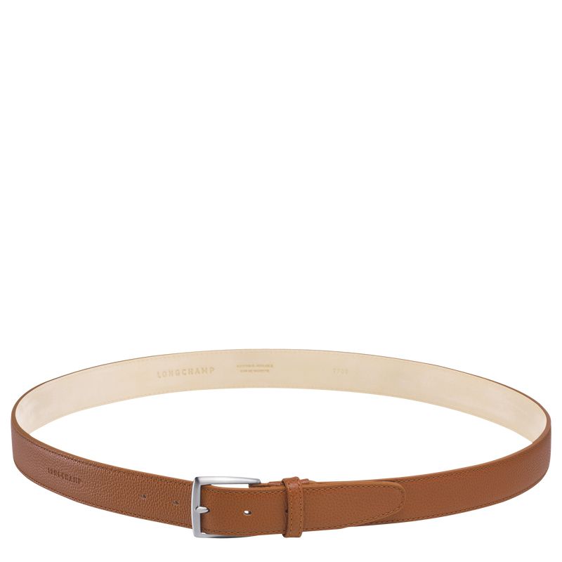 Brown Longchamp Le Foulonné Men Belt | Ksa-082VFIJTB