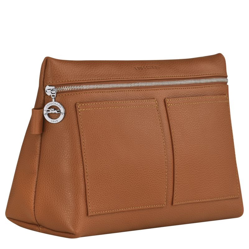Brown Longchamp Le Foulonné Men Toiletry Bags | Ksa-732ZYLXOT
