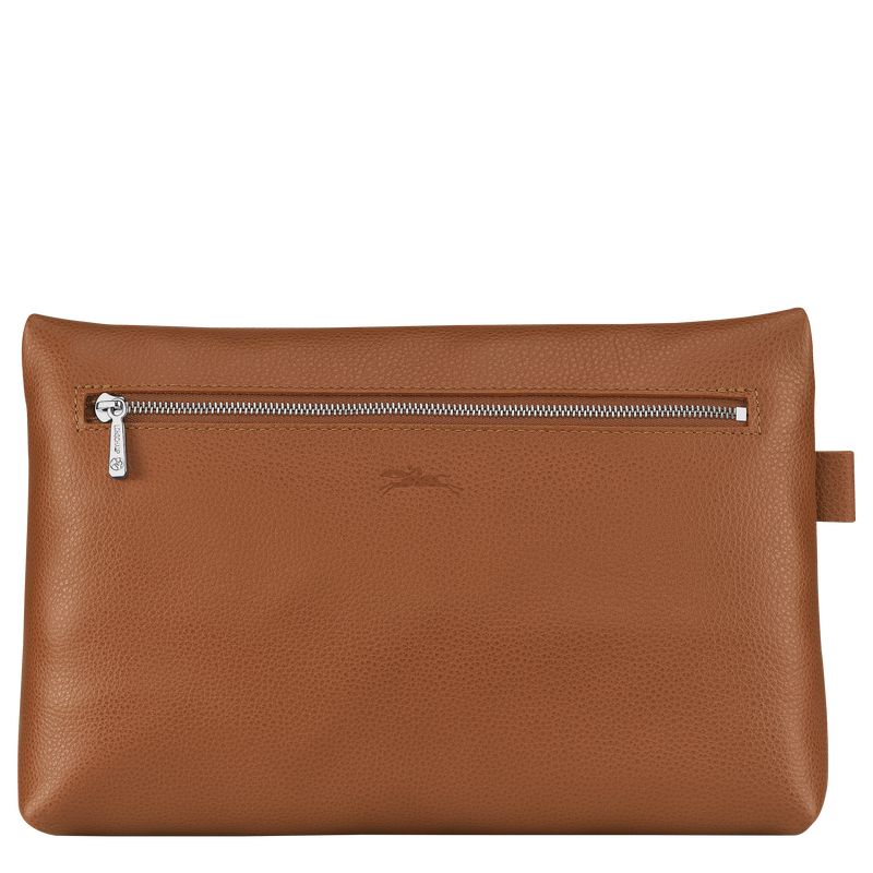 Brown Longchamp Le Foulonné Men Toiletry Bags | Ksa-732ZYLXOT