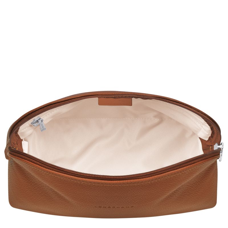 Brown Longchamp Le Foulonné Men Toiletry Bags | Ksa-926YQULSB
