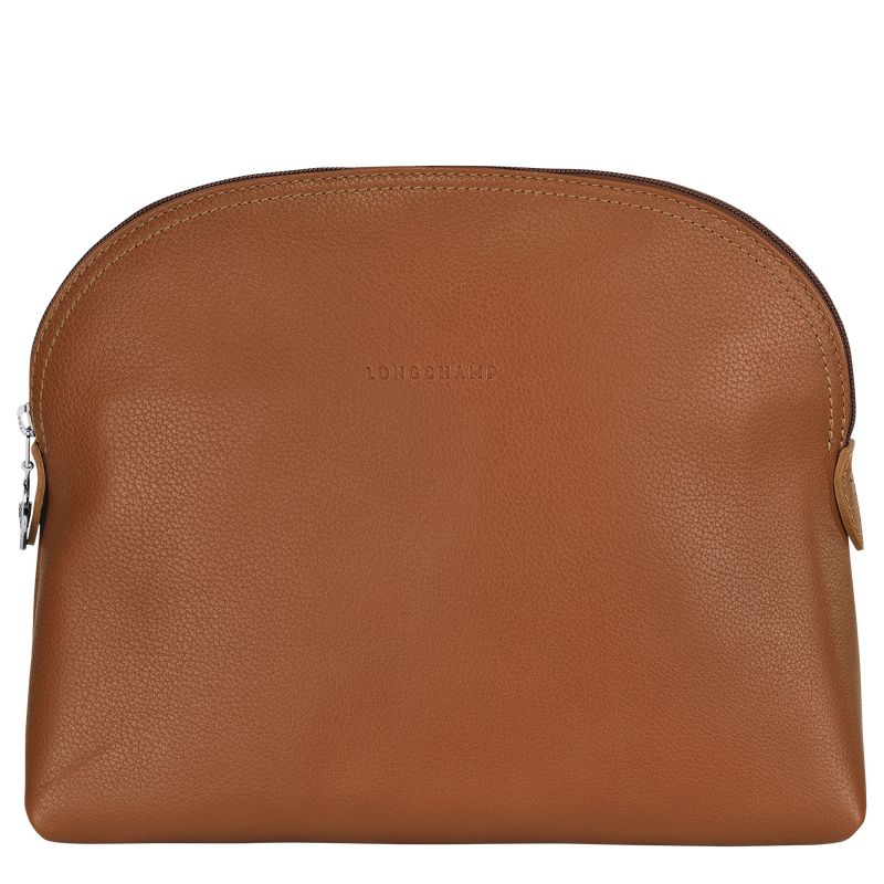 Brown Longchamp Le Foulonné Men Toiletry Bags | Ksa-926YQULSB