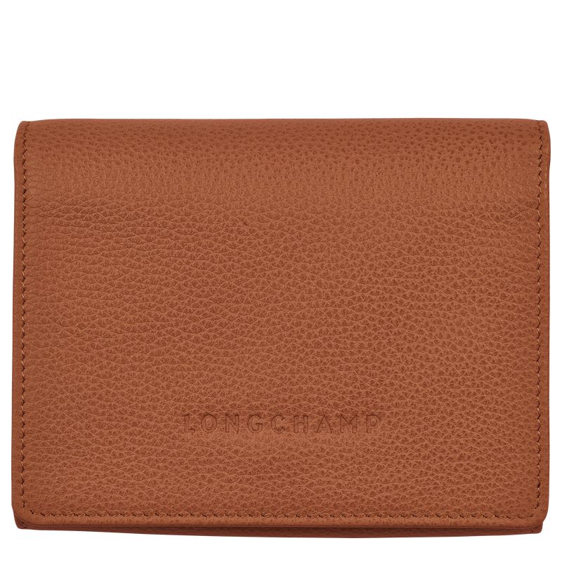Brown Longchamp Le Foulonné Men Wallet | Ksa-417JXZCTH