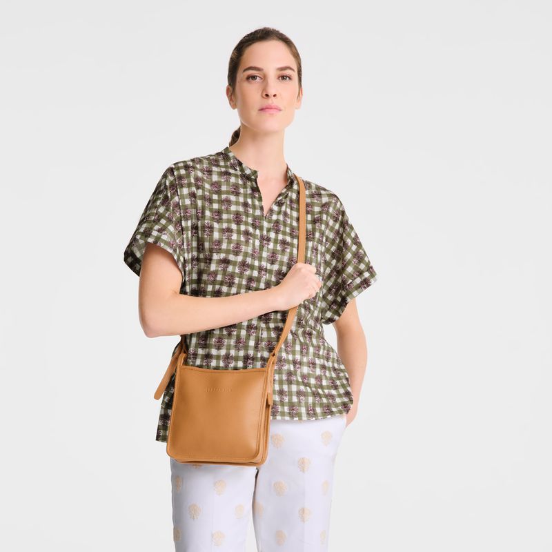 Brown Longchamp Le Foulonné S Women Crossbody Bag | Ksa-348UGHOZT