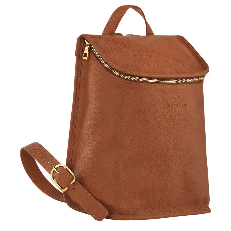Brown Longchamp Le Foulonné Women Backpack | Ksa-104QKBLJY