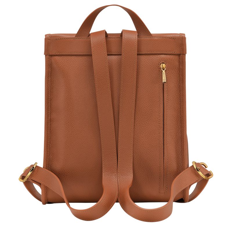 Brown Longchamp Le Foulonné Women Backpack | Ksa-104QKBLJY