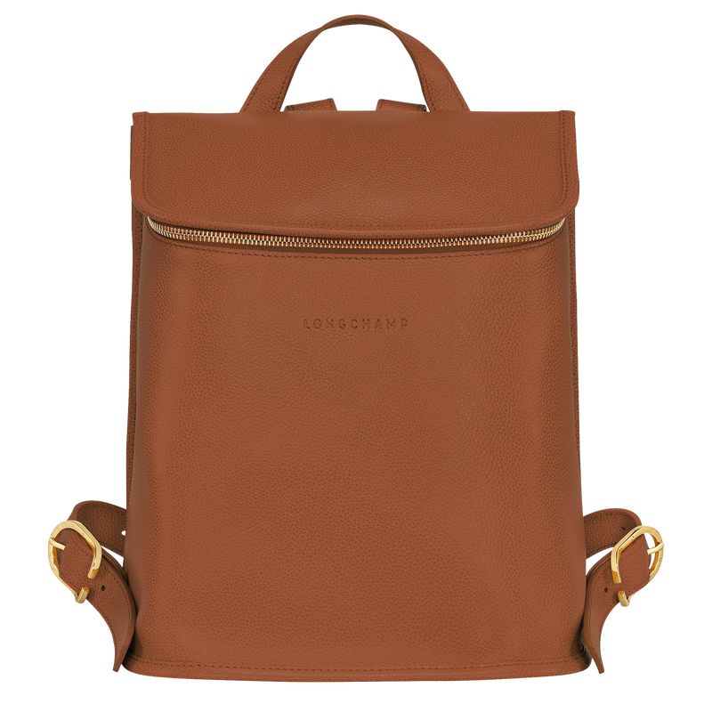 Brown Longchamp Le Foulonné Women Backpack | Ksa-104QKBLJY