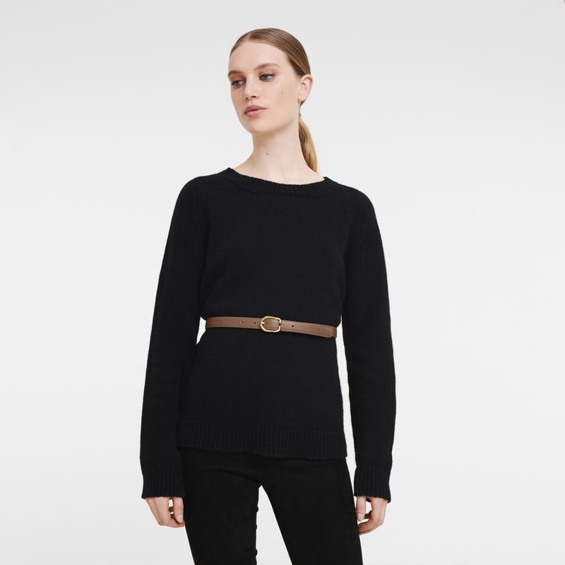 Brown Longchamp Le Foulonné Women Belt | Ksa-328TUNISC