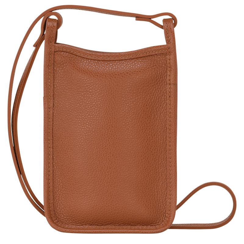 Brown Longchamp Le Foulonné Women Phone Case | Ksa-635KQFAGN