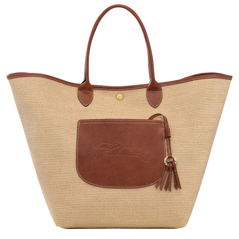 Brown Longchamp Le Pliage Collection L Basket Women Tote Bag | Ksa-495GBYKLE