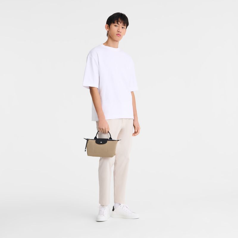 Brown Longchamp Le Pliage Energy Men Pouch | Ksa-201GNJQBS