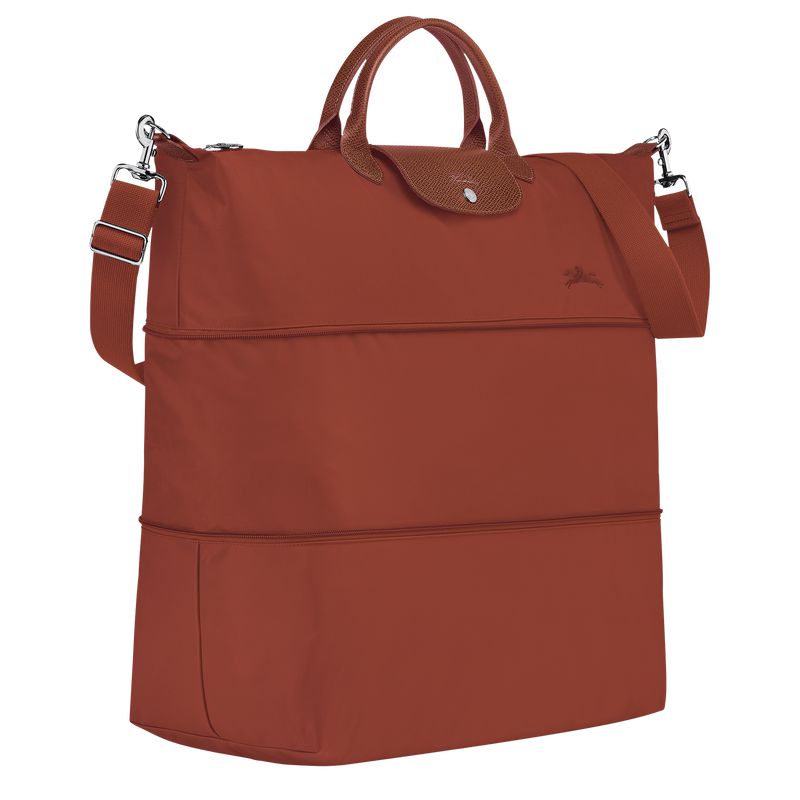 Brown Longchamp Le Pliage Green Expandable Women Travel Bag | Ksa-907EMYFTV