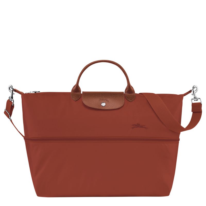 Brown Longchamp Le Pliage Green Expandable Women Travel Bag | Ksa-907EMYFTV