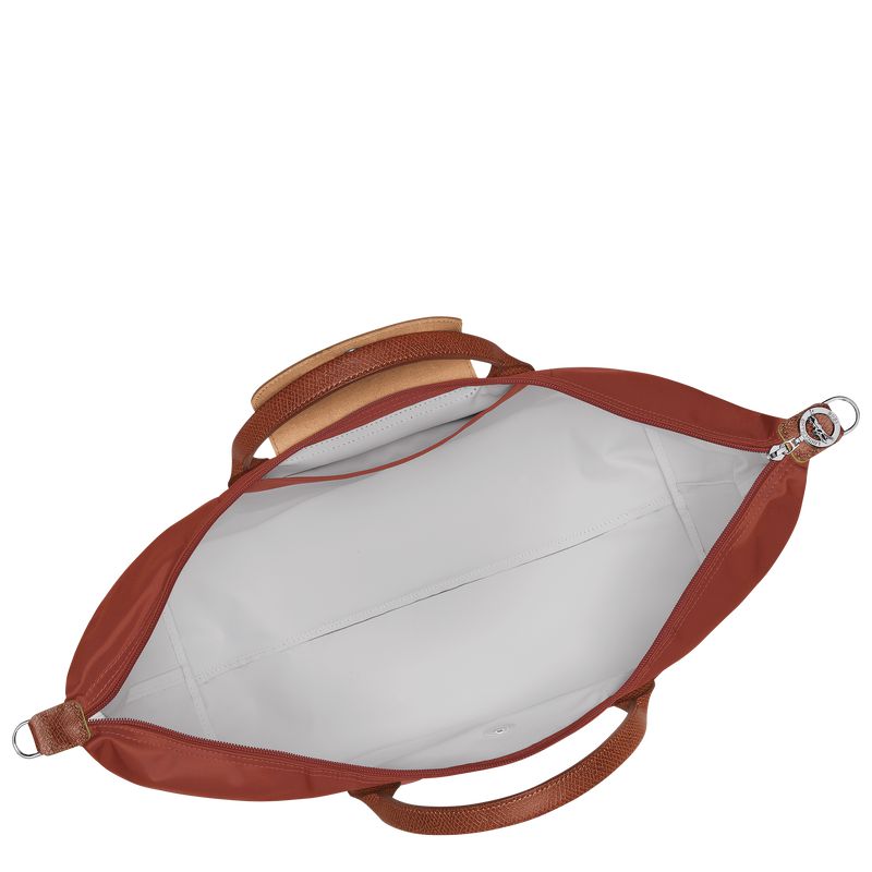 Brown Longchamp Le Pliage Green Expandable Women Travel Bag | Ksa-907EMYFTV