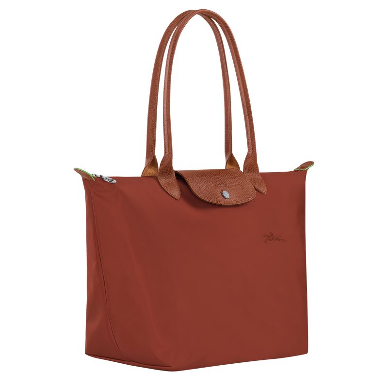 Brown Longchamp Le Pliage Green L Women Tote Bag | Ksa-743YFOVUW