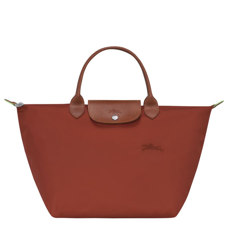 Brown Longchamp Le Pliage Green M Women Handbag | Ksa-782YVUQHZ