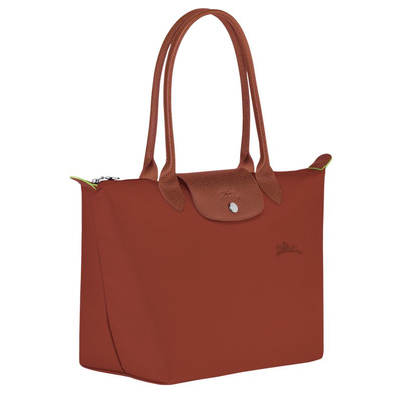 Brown Longchamp Le Pliage Green M Women Tote Bag | Ksa-017DZAIGF