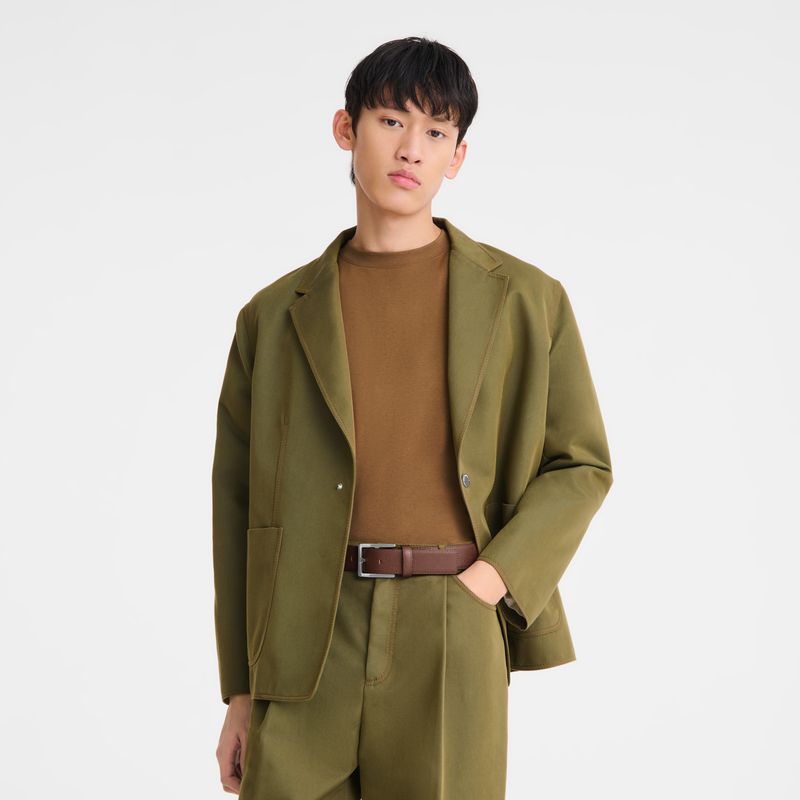 Brown Longchamp Le Pliage Men Belt | Ksa-894HYOTLJ
