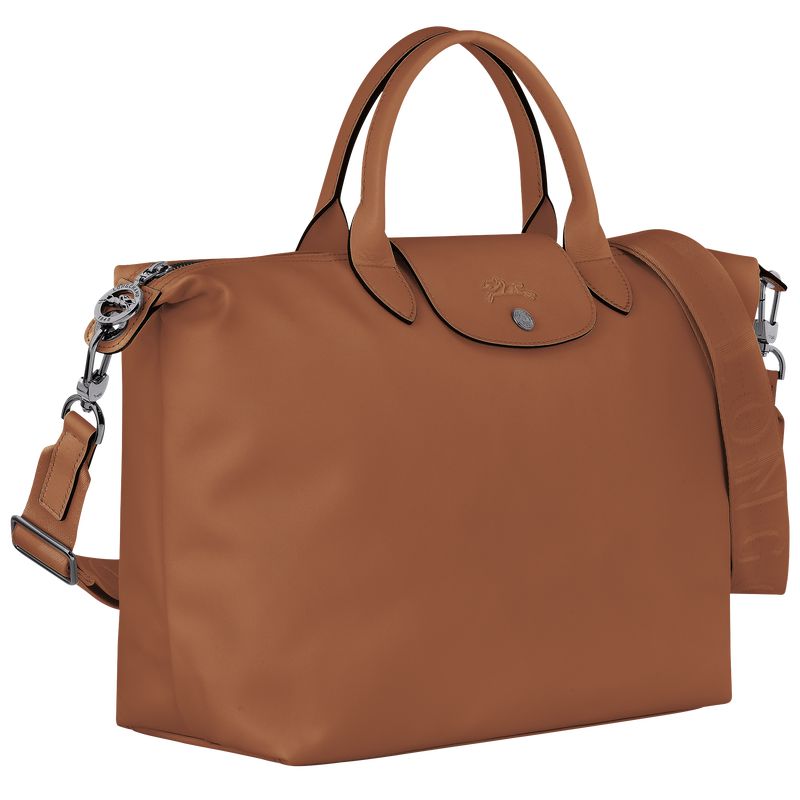 Brown Longchamp Le Pliage Xtra L Men Handbag | Ksa-219AVSUMW