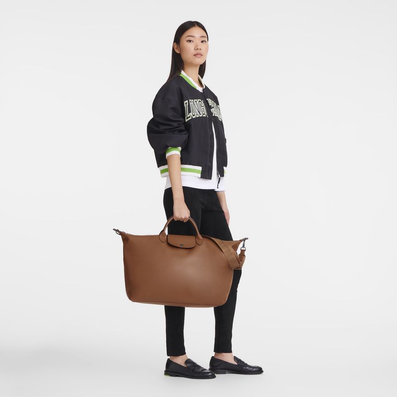 Brown Longchamp Le Pliage Xtra L Women Travel Bag | Ksa-215JHDLTG