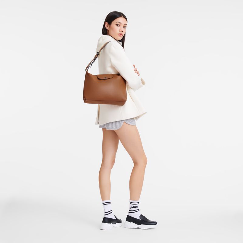 Brown Longchamp Le Pliage Xtra M Women Hobo Bag | Ksa-519PSVGZF
