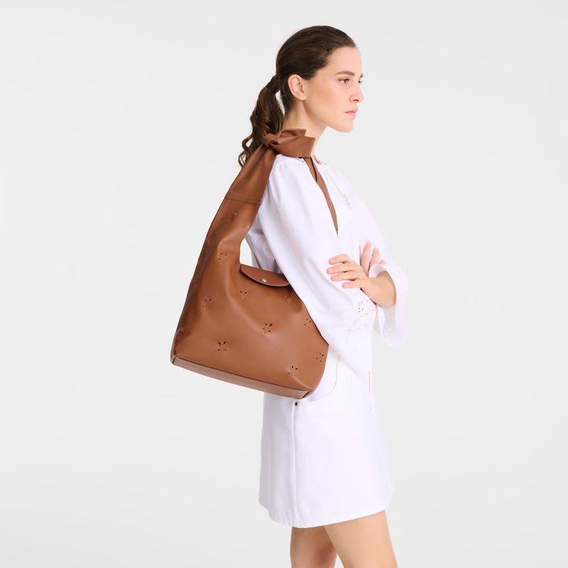 Brown Longchamp Le Pliage Xtra M Women Shoulder Bag | Ksa-246PJTNEL